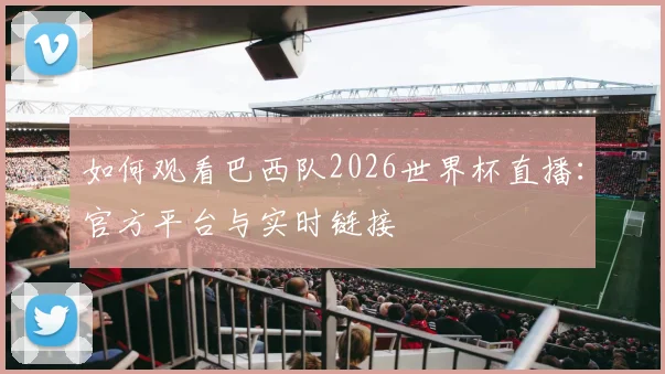 如何观看巴西队2026世界杯直播：官方平台与实时链接
